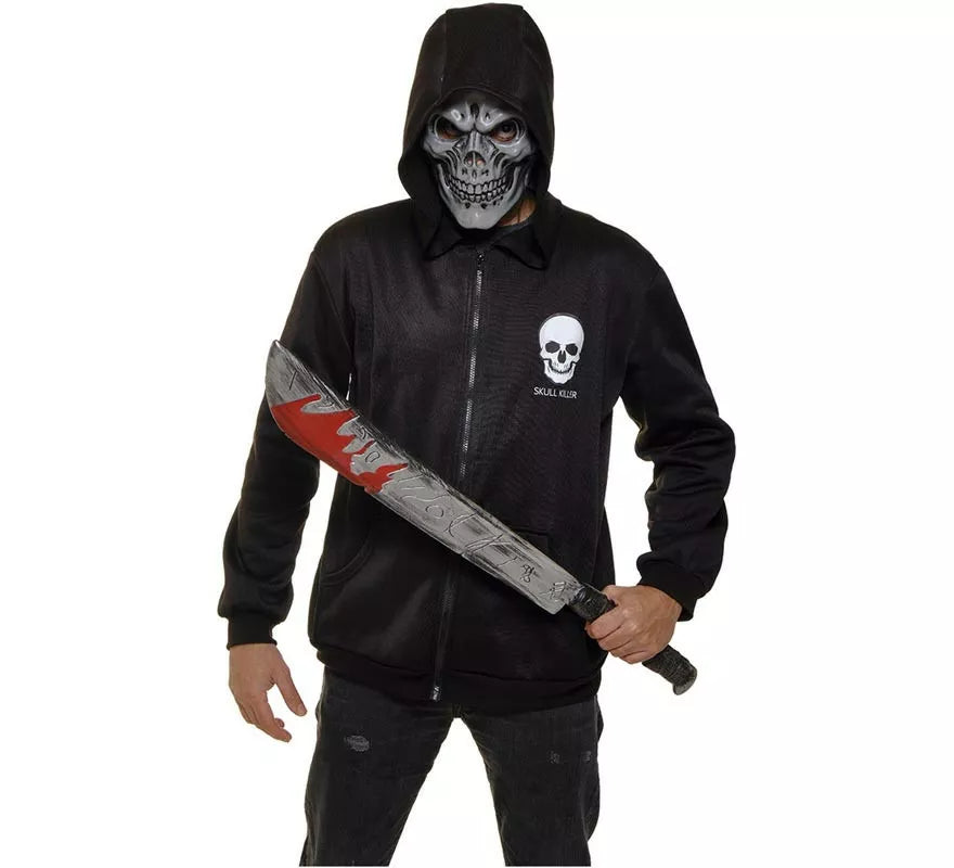 Translation missing: en.Disfraz de Asesino Calavera con Sudadera y Máscara para adulto