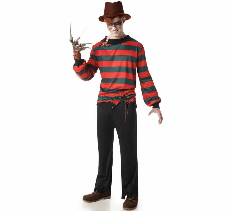 Translation missing: en.Disfraz de Asesino de Pesadilla con Sombrero para hombre