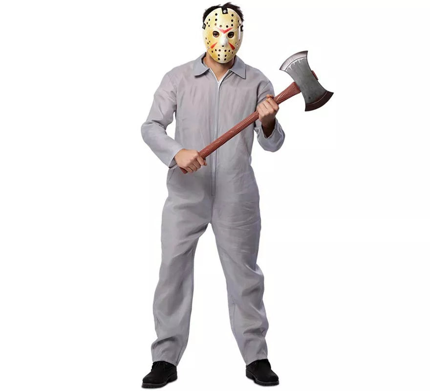Translation missing: it.Disfraz de Asesino Mono Laboral Gris para hombre