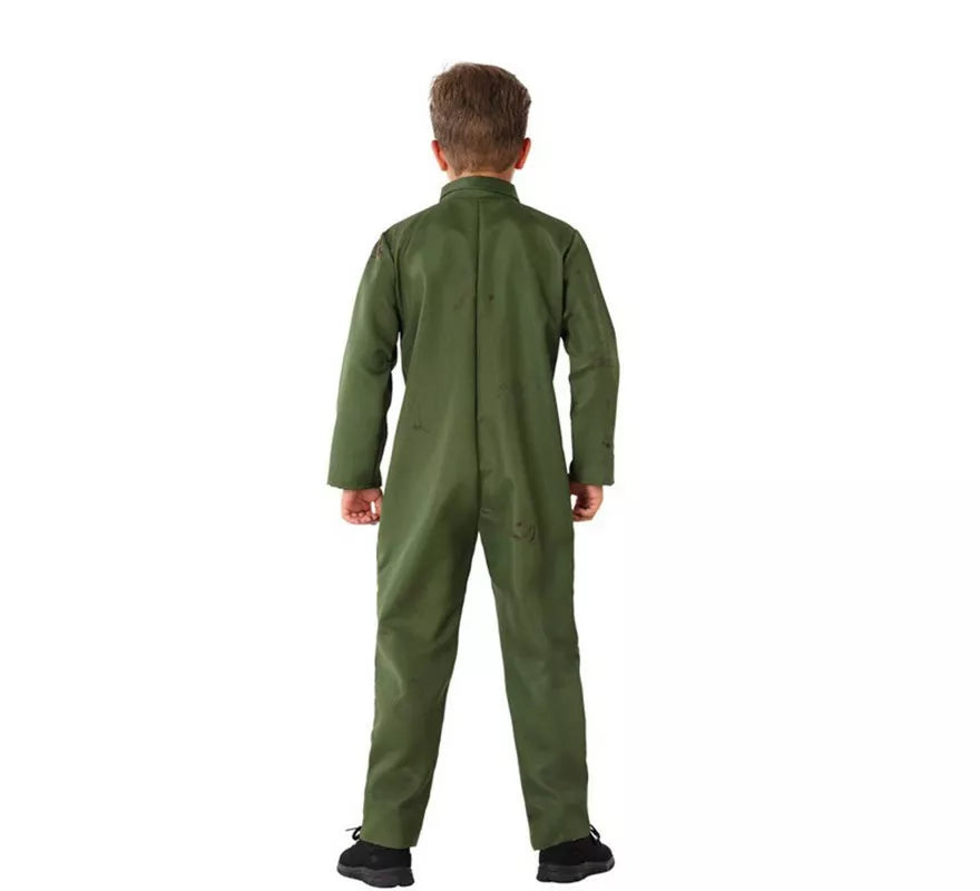 Disfraz de Asesino Verde para niño
