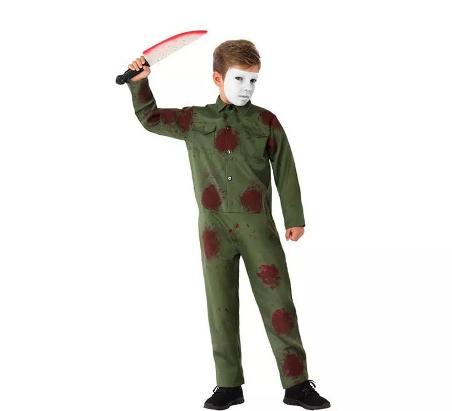 Disfraz de Asesino Verde para niño