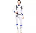 Disfraz de Astronauta blanco con Insignia para mujer