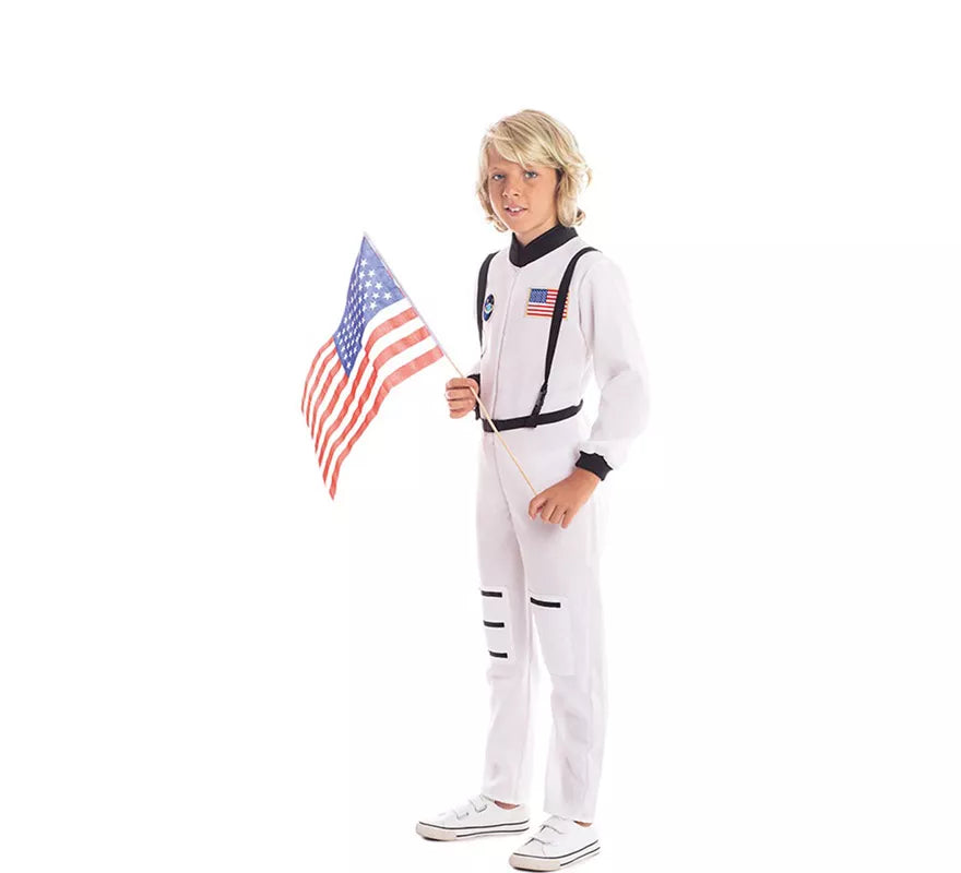 Translation missing: en.Disfraz de Astronauta Blanco para niño