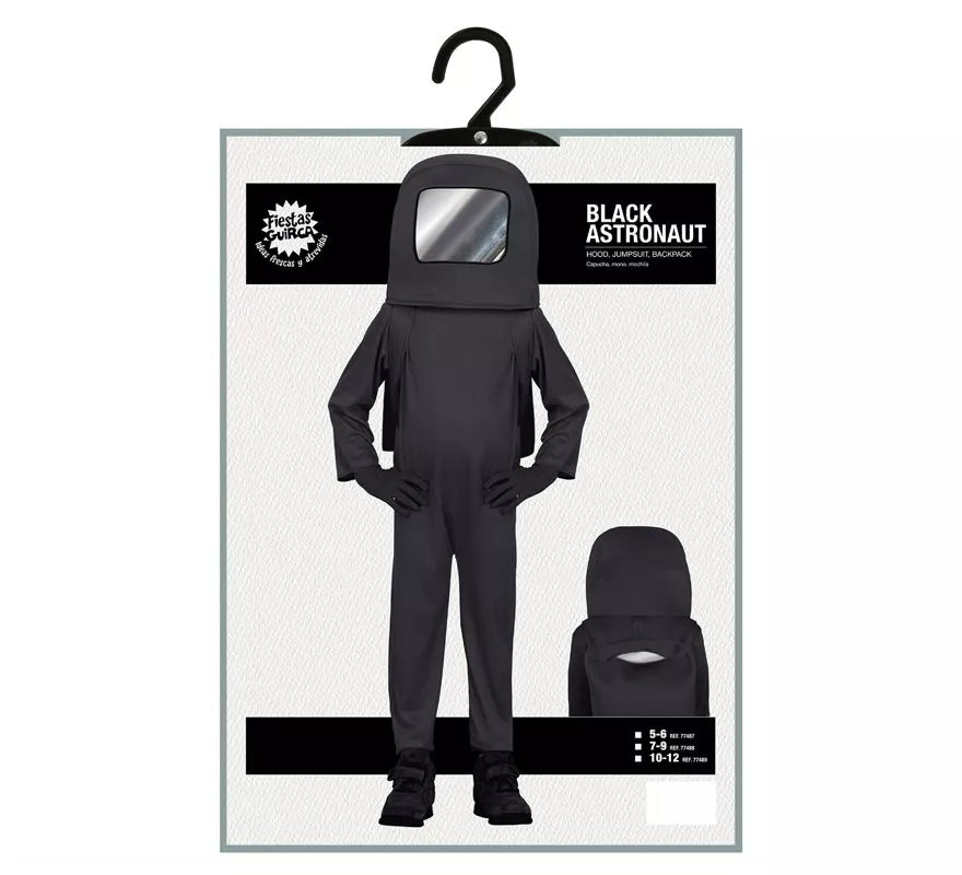Translation missing: en.Disfraz de Astronauta Impostor Negro para niños