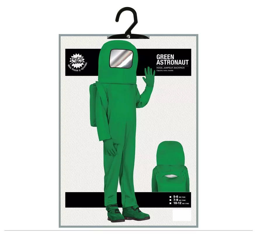Disfraz de Astronauta Impostor Verde para niños