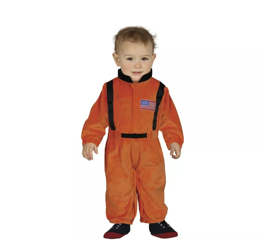 Translation missing: en.Disfraz de Astronauta naranja para bebé