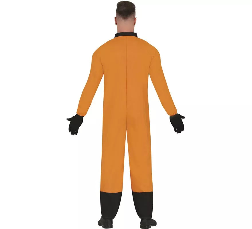 Disfraz de Astronauta Naranja para hombre