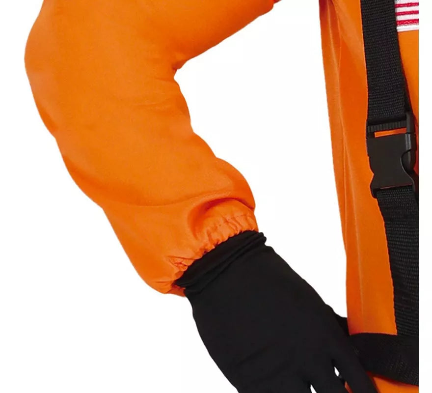 Disfraz de Astronauta Naranja para hombre