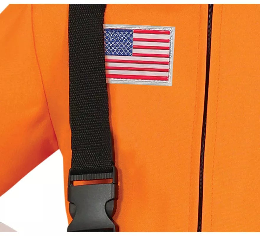 Disfraz de Astronauta naranja para niños