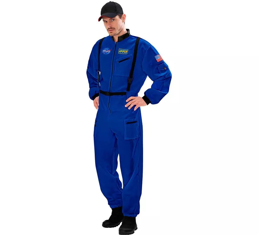 Disfraz de Astronauta Space azul para hombre
