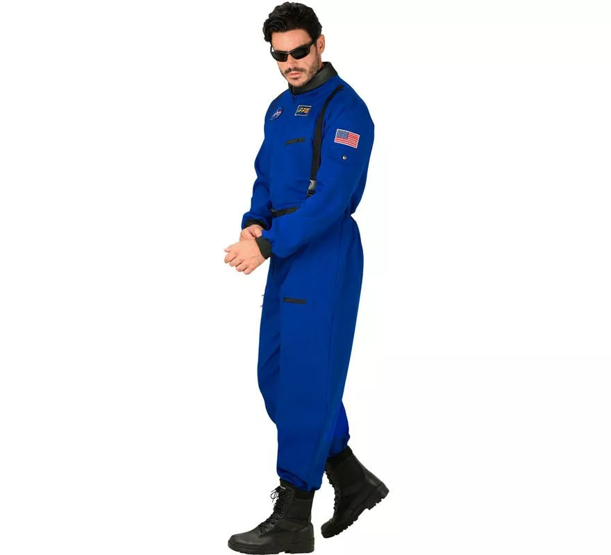 Disfraz de Astronauta Space azul para hombre