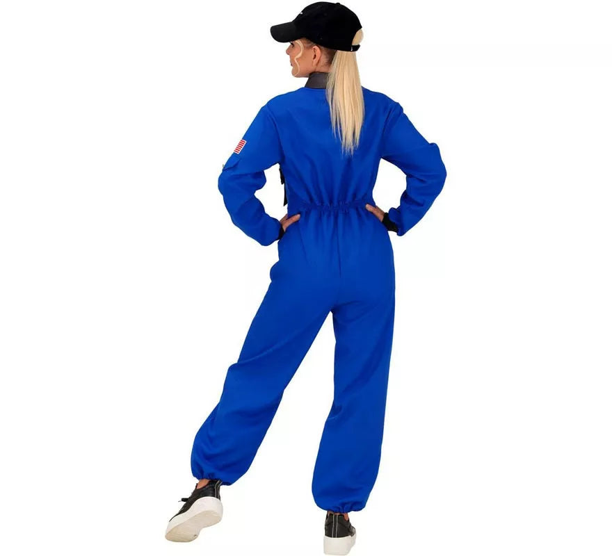 Translation missing: en.Disfraz de Astronauta Space azul para mujer