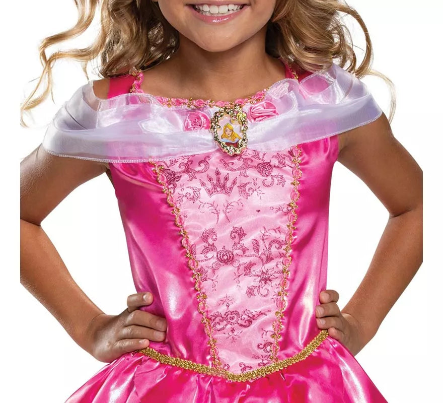 Disfraz de Aurora La Bella Durmiente Deluxe para niña