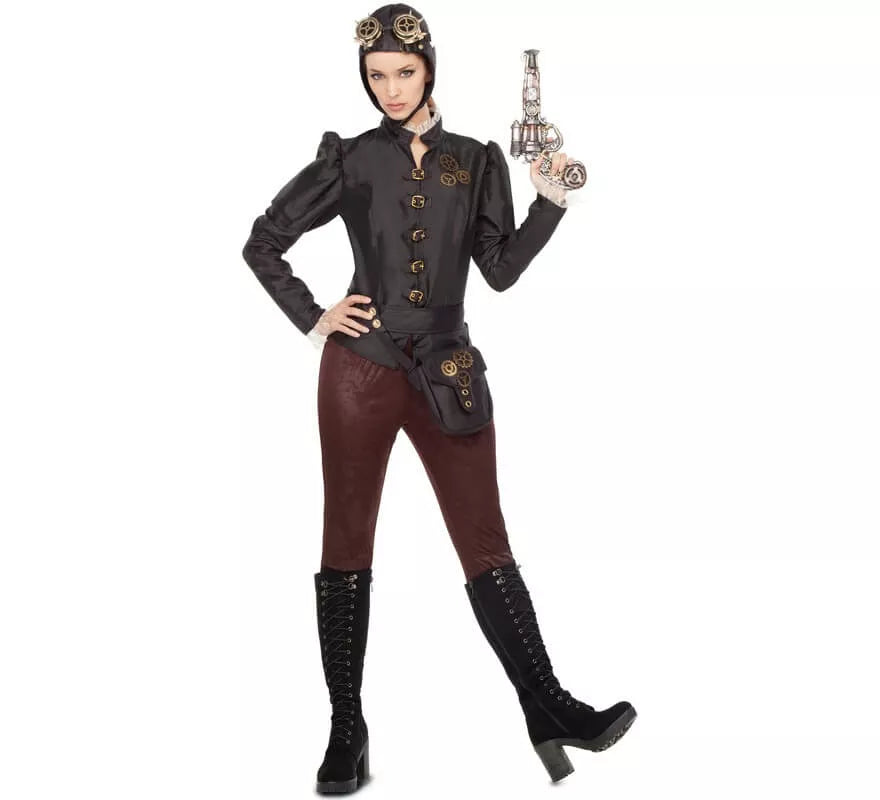 Translation missing: en.Disfraz de Aviadora Steampunk para mujer