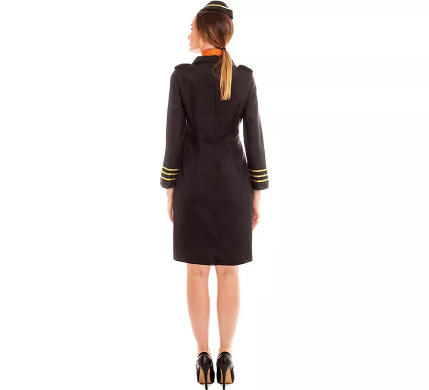 Translation missing: en.Disfraz de Azafata de Vuelo Elegante con Gorro para mujer