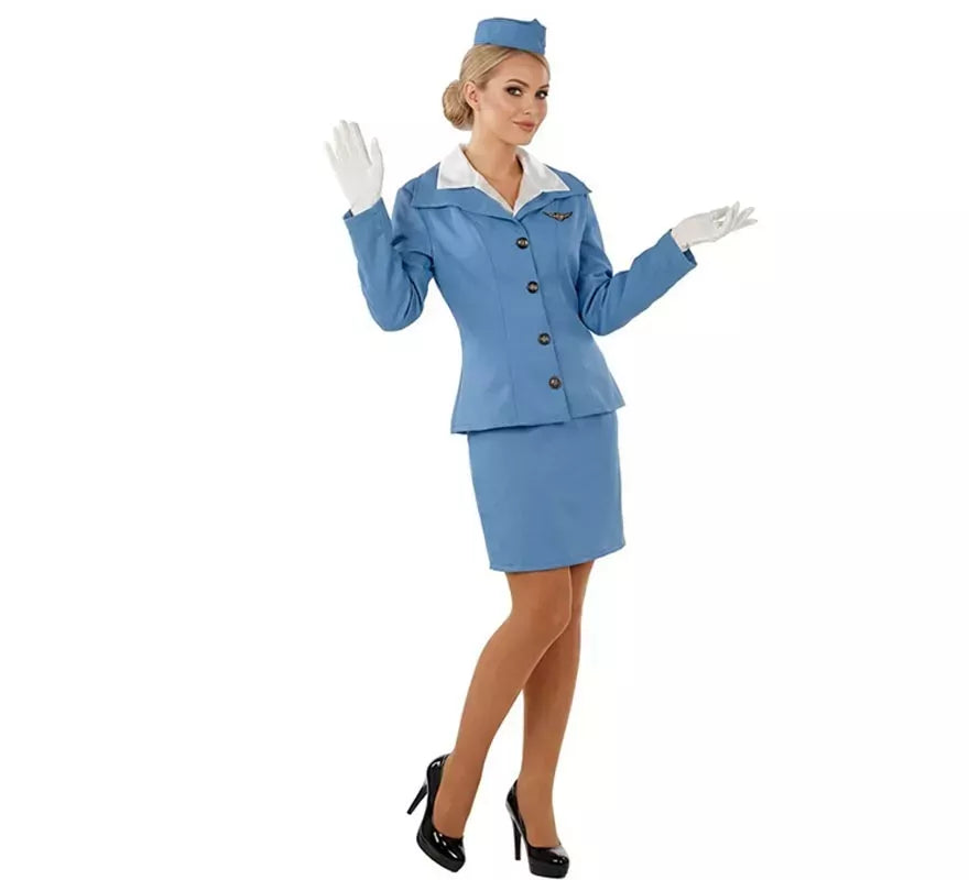 Disfraz de Azafata de vuelo para mujer