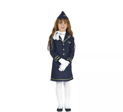 Disfraz de Azafata de Vuelo para niña