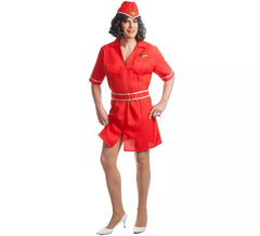 Stewardess costume for men