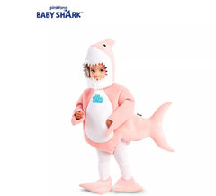 Baby Shark Pink Hooded Costume for Baby and Kids