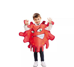 Red Bacteria costume for children