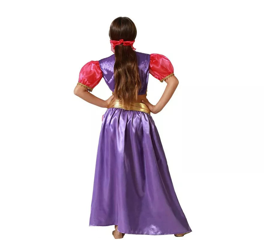 Disfraz de Bailarina Árabe multicolor para niña