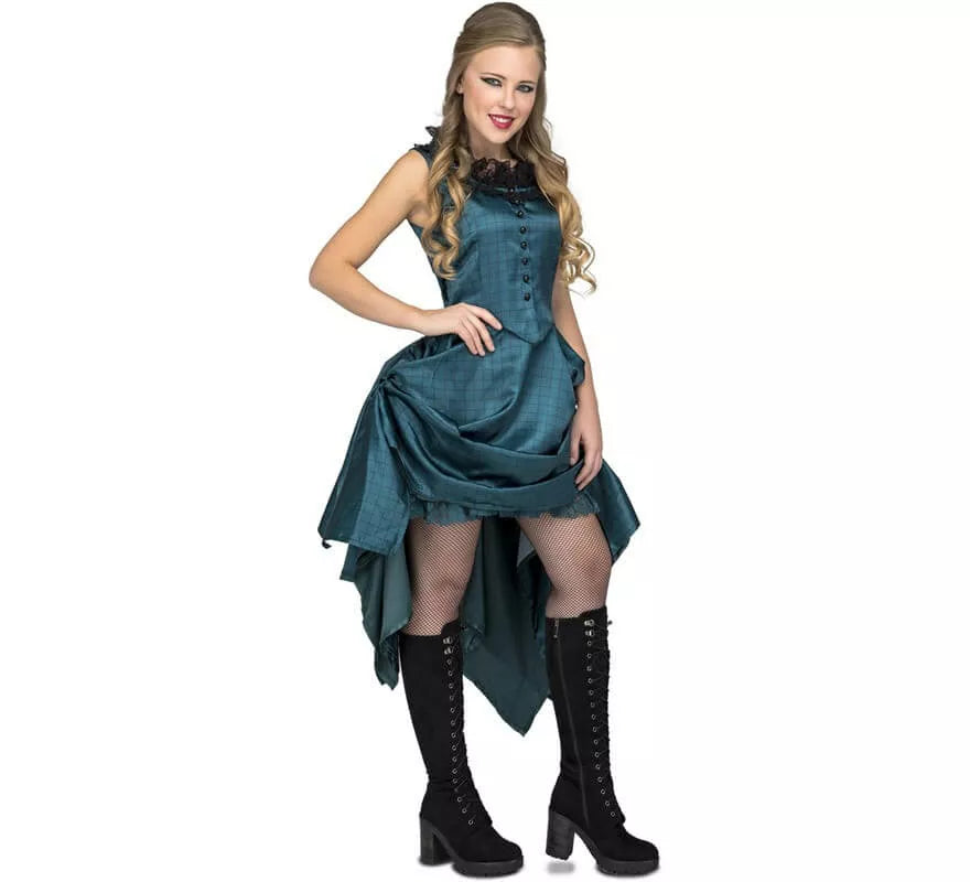 Translation missing: en.Disfraz de Bailarina Azul de Salón para mujer