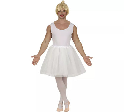 Disfraz de Bailarina blanca para hombre