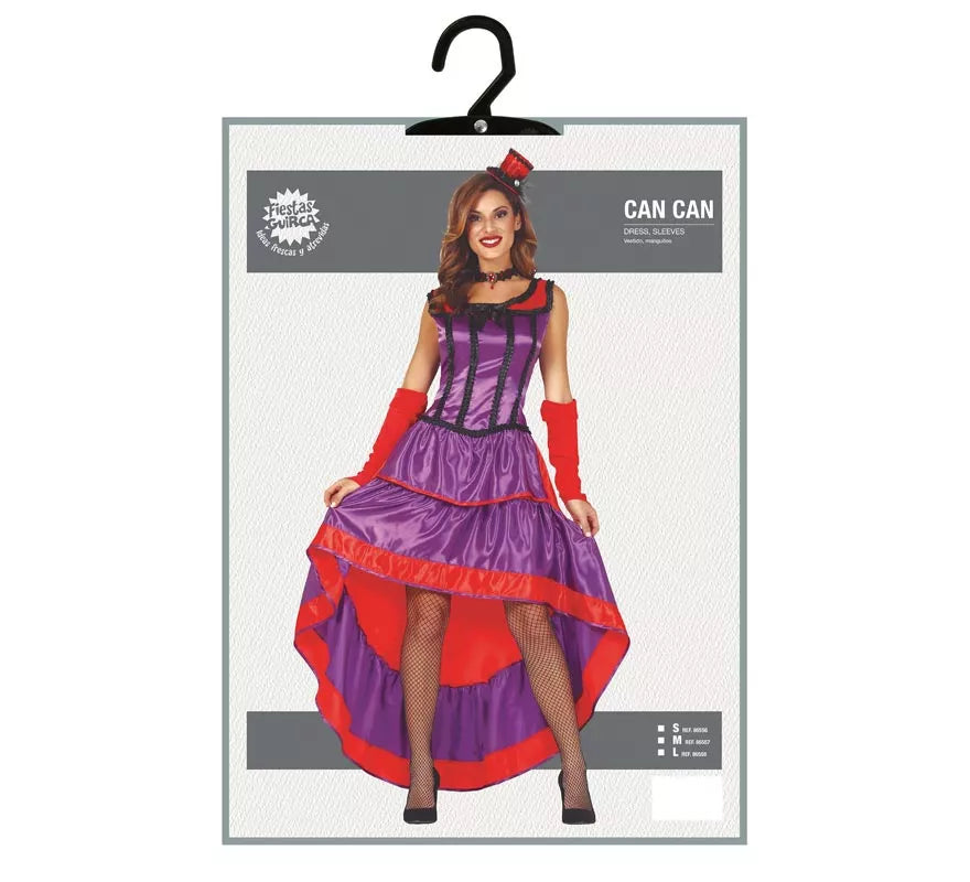 Disfraz de Bailarina de Can Can para mujer