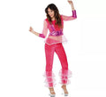 Disfraz de Bailarina Disco rosa para mujer