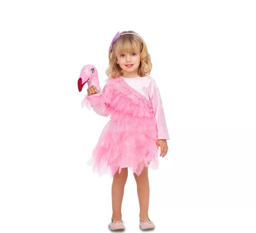 Translation missing: en.Disfraz de Bailarina Flamingo para niña y bebé