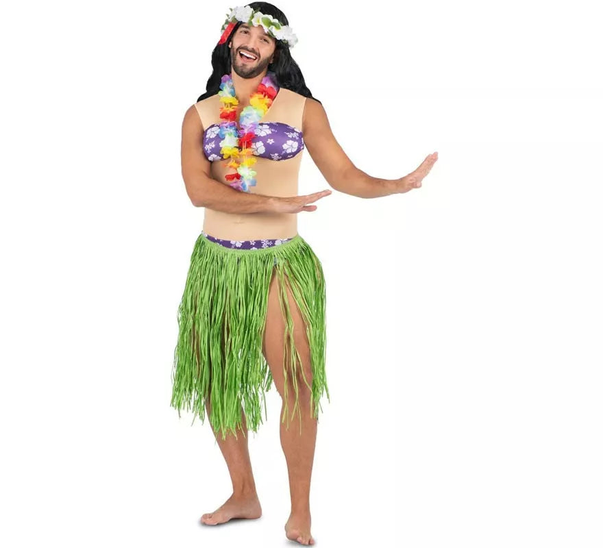 Translation missing: en.Disfraz de Bailarina Hawaiana aloha para hombre