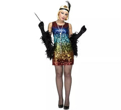 Multicolored ballerina costume for women