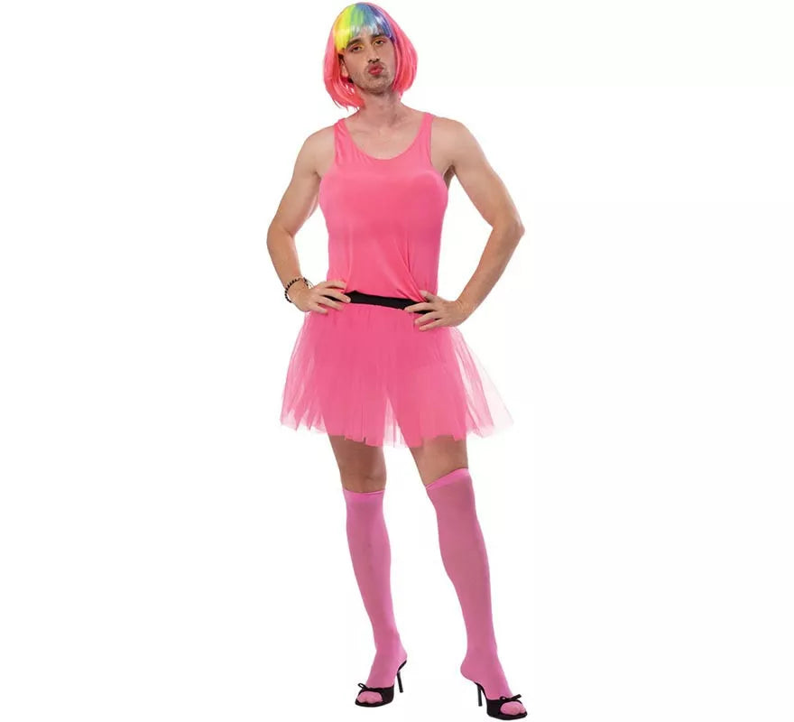 Translation missing: en.Disfraz de Bailarina rosa para hombre