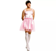Fato de bailarina rosa para homem