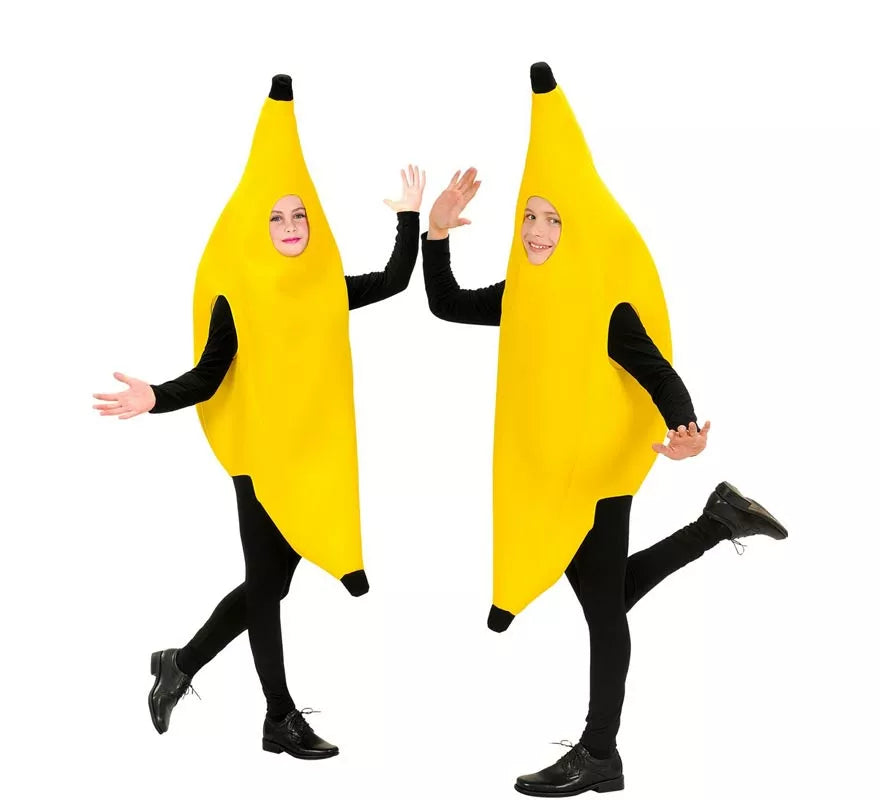 Disfraz de Banana entera para niños y adolescente