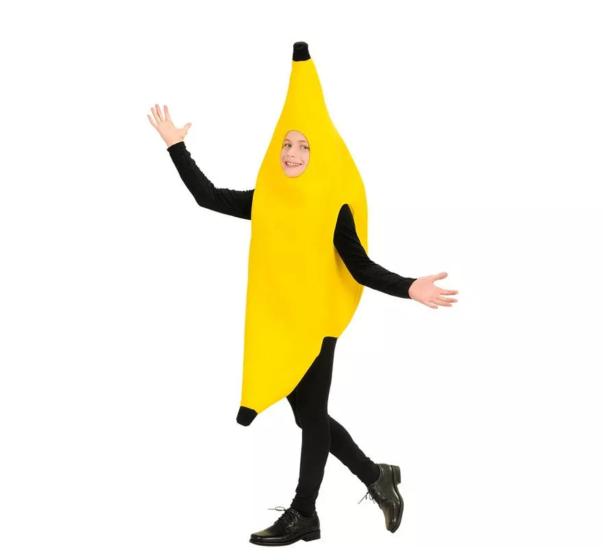 Disfraz de Banana entera para niños y adolescente