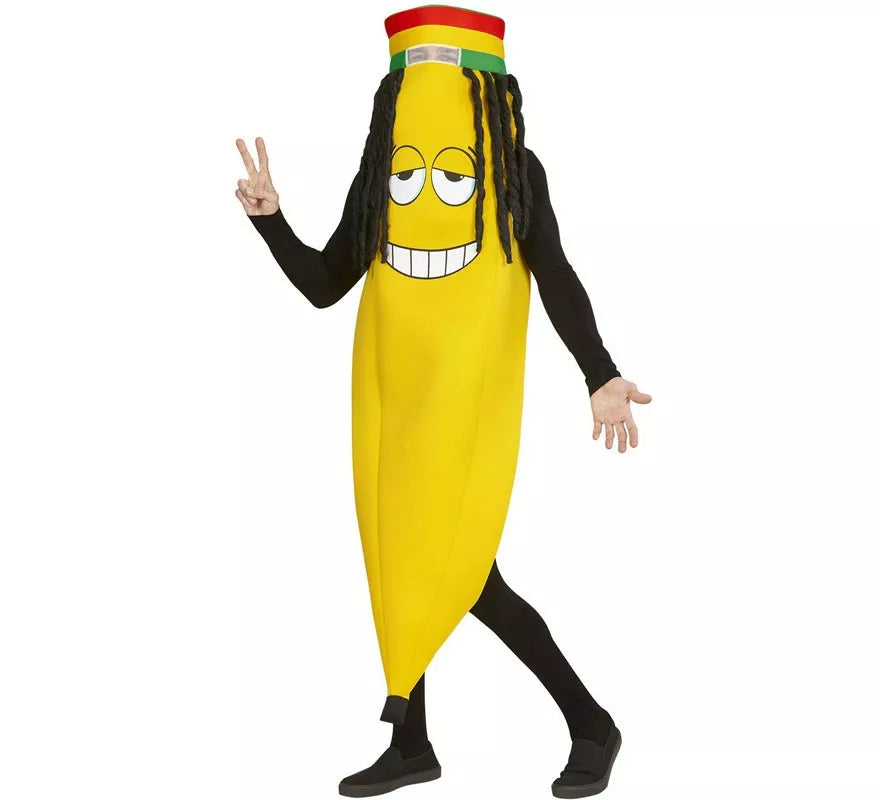 Disfraz de Banana Rastafari para adulto