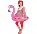 Disfraz de Bañista con Flamenco hinchable para mujer