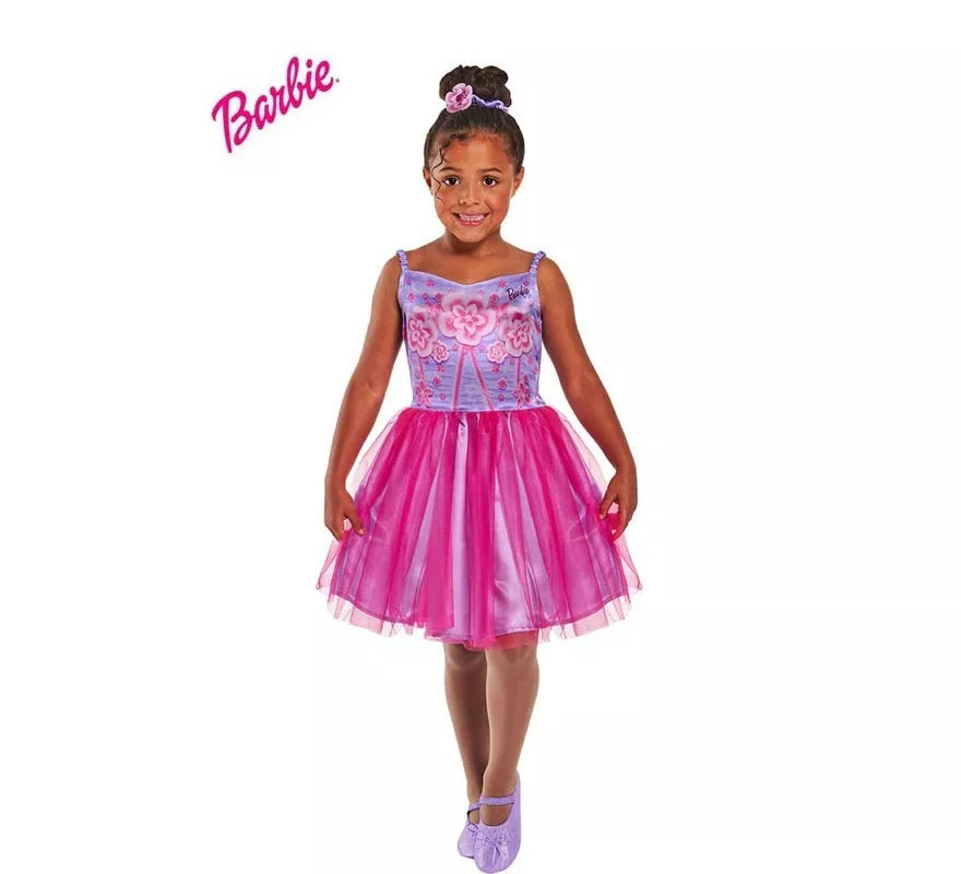 Translation missing: en.Disfraz de Barbie Ballerina clásica con tocado para niña