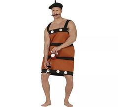 Men's Barrel Dispenser Costume