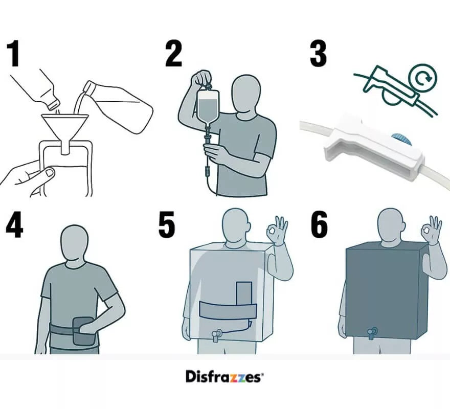 Translation missing: en.Disfraz de Barril Dispensador para adulto