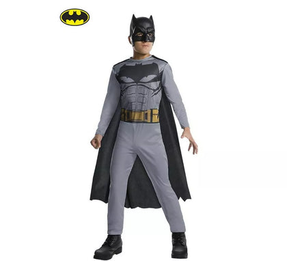 Disfraz de Batman Liga de la Justica Opp gris con máscara para niño