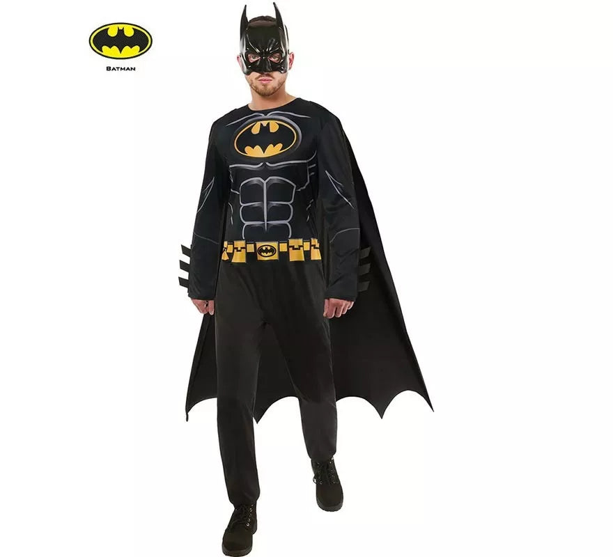 Disfraz de Batman Núcleo negro Opp con máscara para hombre