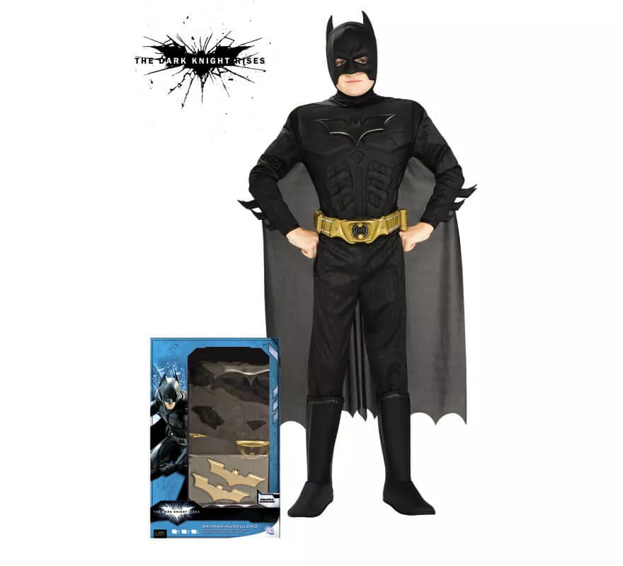 Translation missing: en.Disfraz de Batman TDK musculoso de niño