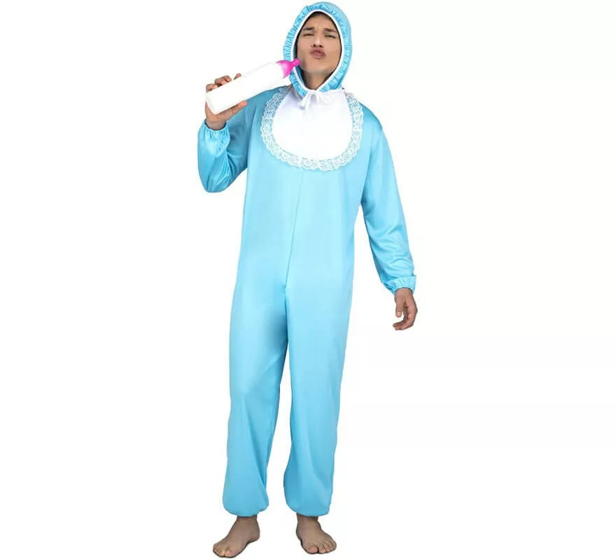 Translation missing: en.Disfraz de Bebé Azul para hombre