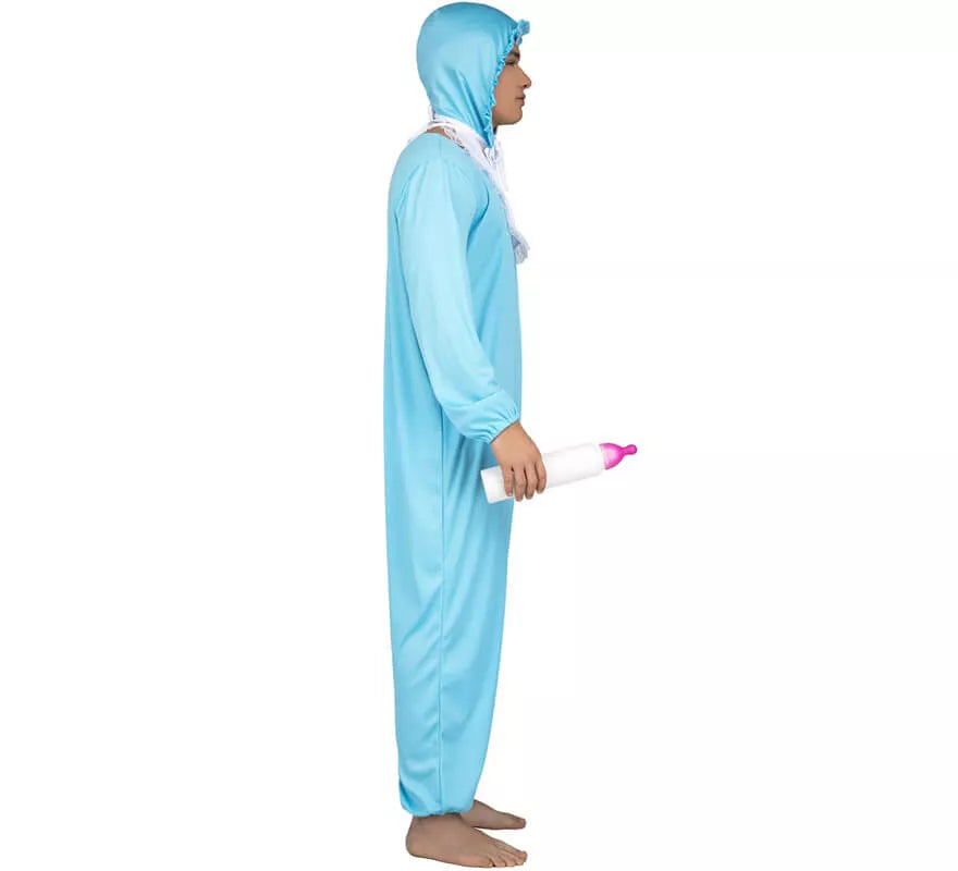Translation missing: en.Disfraz de Bebé Azul para hombre