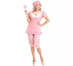 Pink baby costume with hat for women