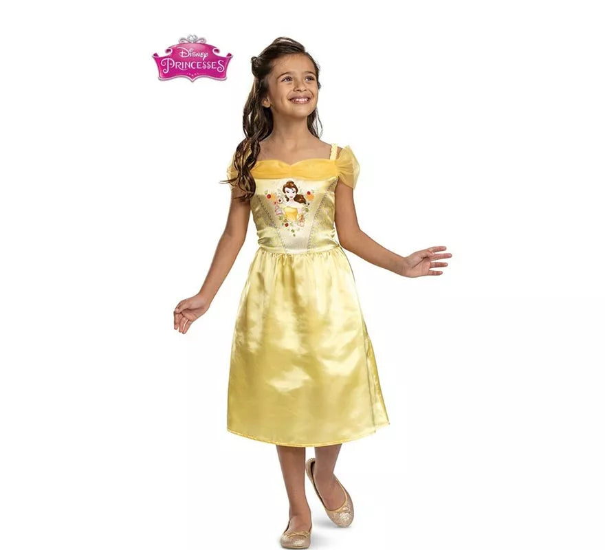 Disfraz de Bella vestido clásico para niña