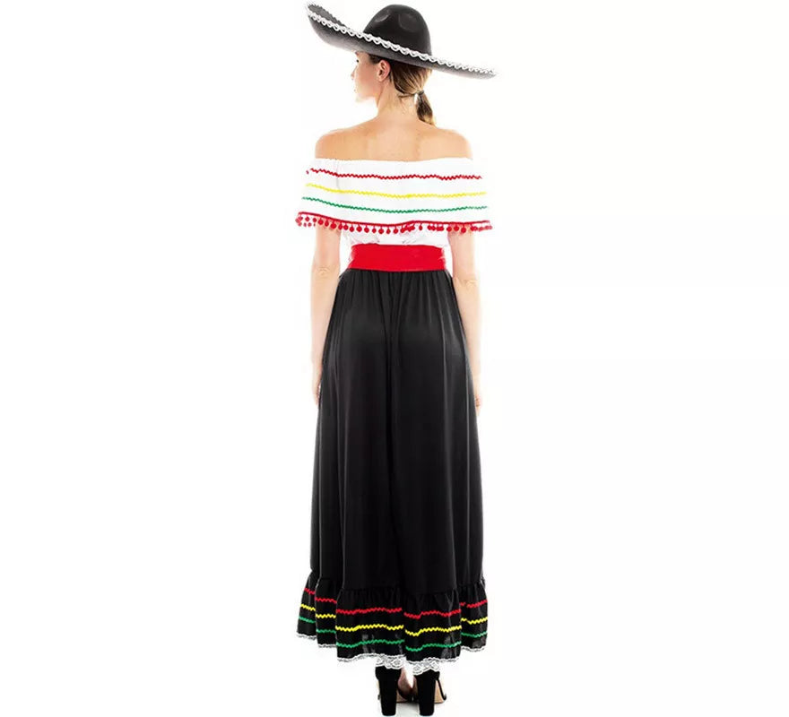 Disfraz de Belleza Mexicana con Falda para mujer