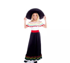Mexican Beauty Costume with Skirt for Girl